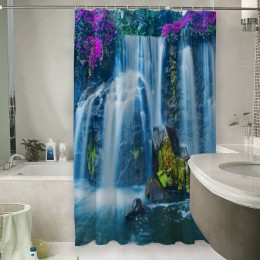 Шторы для ванной «Горный водопад»