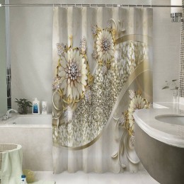 Шторы для ванной «Драгоценная композиция»