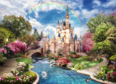3D Фотообои «Замок принцессы» 3D Фотообои