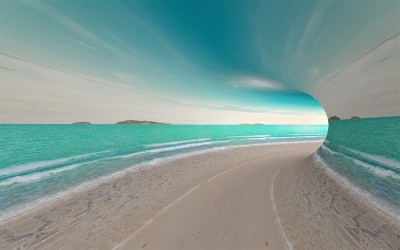 3D Фотообои «Морской тоннель» 3D Фотообои