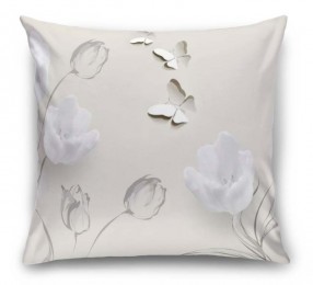 3D Подушка «Ожившие тюльпаны»