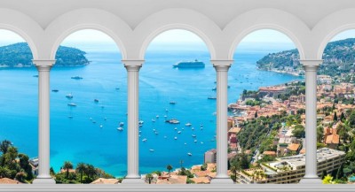 3D Фотообои «Терраса в классическом стиле» 3D Фотообои