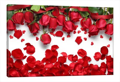 5D картина «Лепестки алых роз»