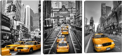 5D картина «Такси Нью-Йорка»
