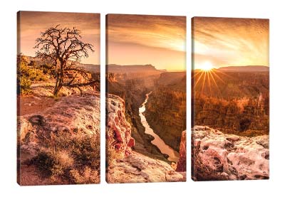 5D картина «Закат в каньоне»