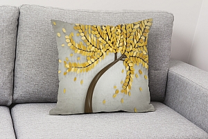 3D Подушка «Осеннее дерево» вид 3