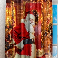 Фотошторы «Домик Санта Клауса»