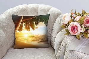 3D Подушка «Закат под пальмами»  вид 8