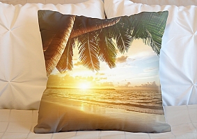 3D Подушка «Закат под пальмами»  вид 6
