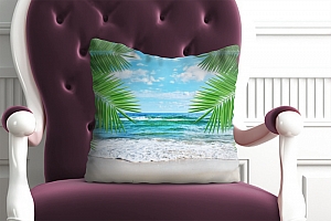 3D Подушка «Ветви пальмы» вид 7