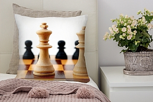 3D Подушка «Шахматы»  вид 5