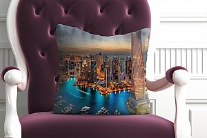 3D Подушка «Ночной Дубай»  вид 7