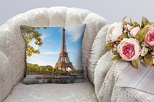 3D Подушка «Лето в Париже» вид 4