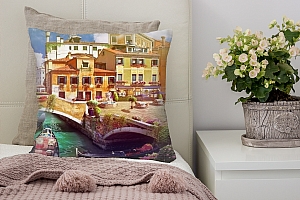 3D Подушка «Цветущая Венеция» вид 4