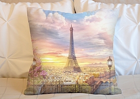 3D Подушка «Весенний Париж» вид 5