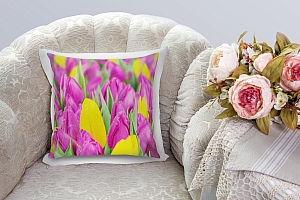 3D Подушка «Яркие тюльпаны» вид 4