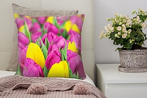 3D Подушка «Яркие тюльпаны» вид 7