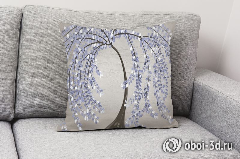 3D Подушка «Лавандовые лепестки» вид 3