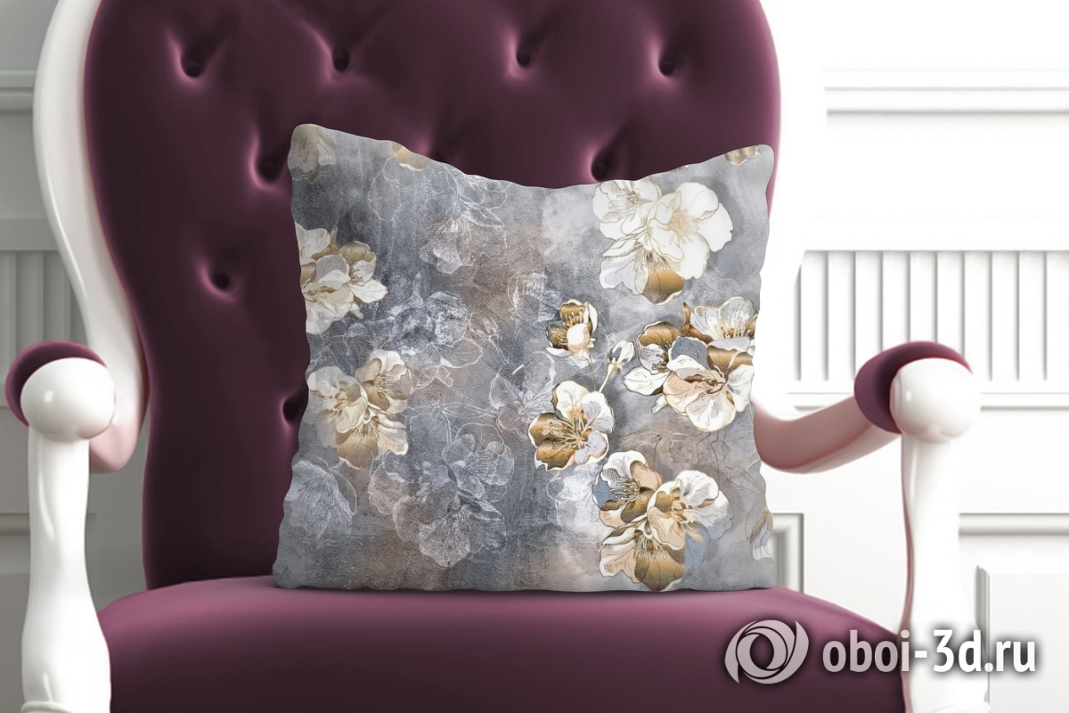 3D Подушка «Золотая феерия»  вид 4