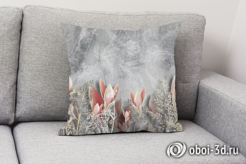 3D Подушка «Коралловые соцветия»  вид 5