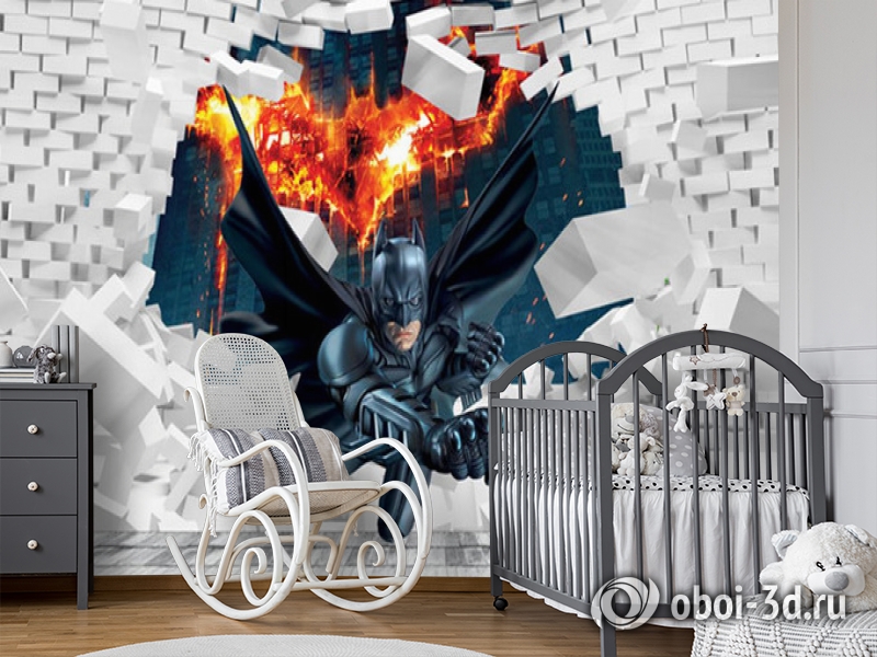 3D Фотообои «Бэтмен» вид 7