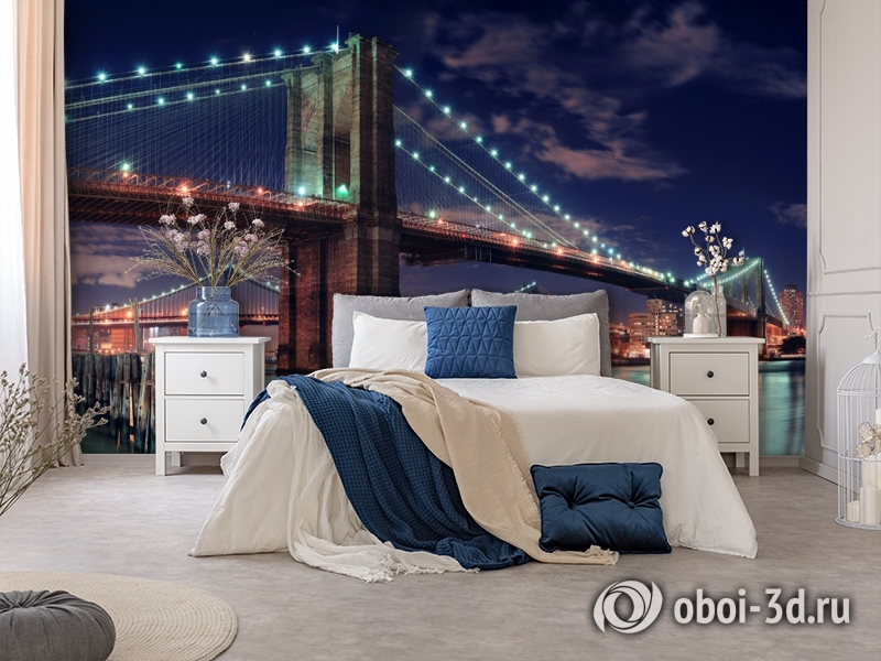 3D Фотообои «Бруклинский мост» вид 8