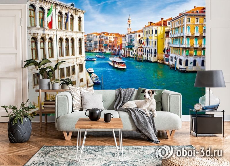 3D Фотообои  "Венеция: канал Ла-Джудекка"  вид 6