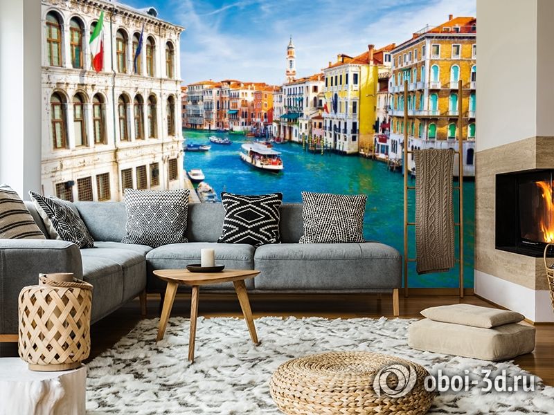 3D Фотообои  "Венеция: канал Ла-Джудекка"  вид 5