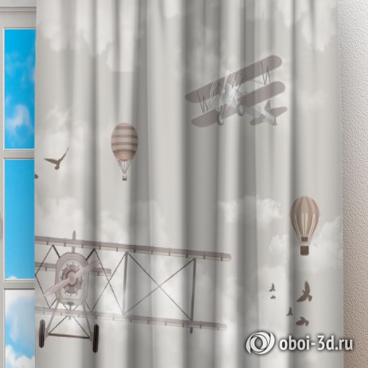 Фотошторы «Облачное пике» вид 2
