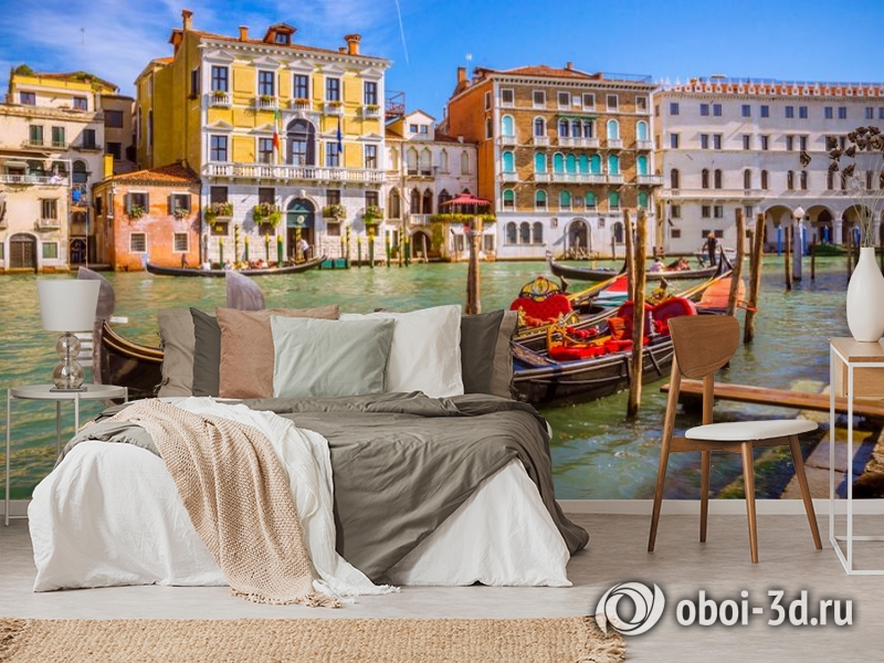 3D Фотообои «Яркий полдень в Венеции» вид 6