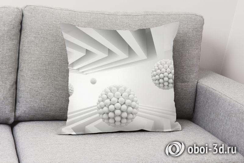 3D Подушка «Лаконичная абстракция» вид 2