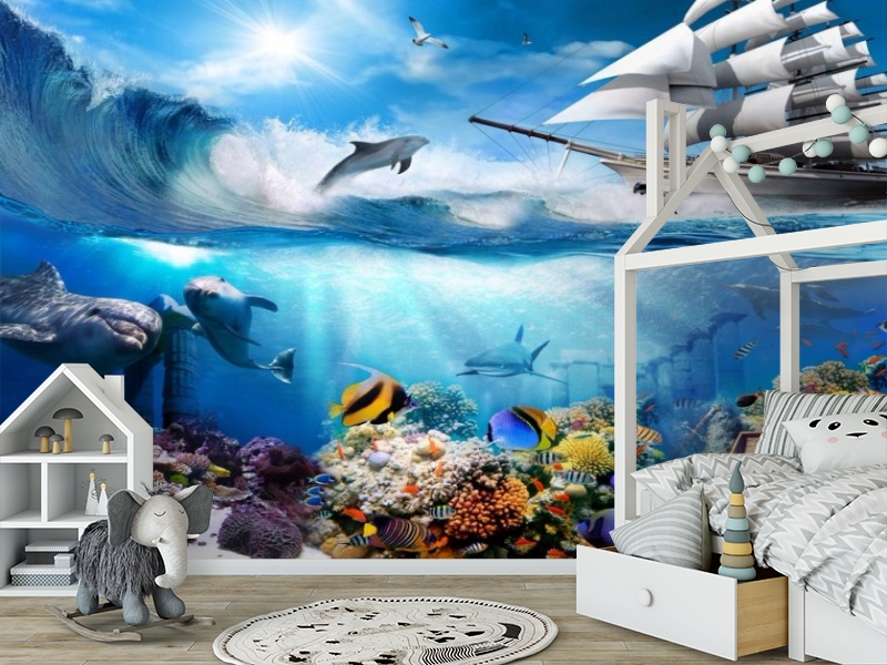 3D Фотообои «Морские глубины» вид 5