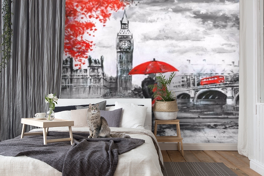 3D Фотообои «Романтика Лондона» вид 7