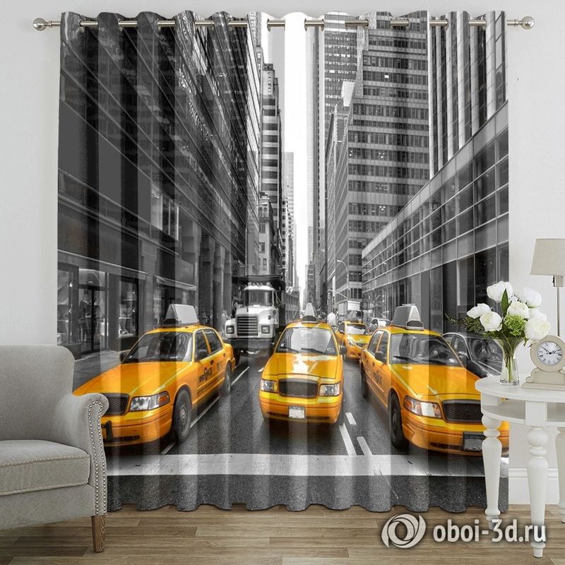 Фотошторы «Такси Нью-Йорка» вид 7