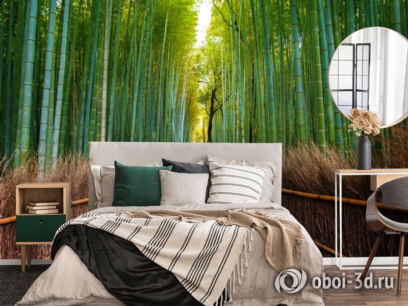 3D Фотообои «Бамбуковый лес» вид 4