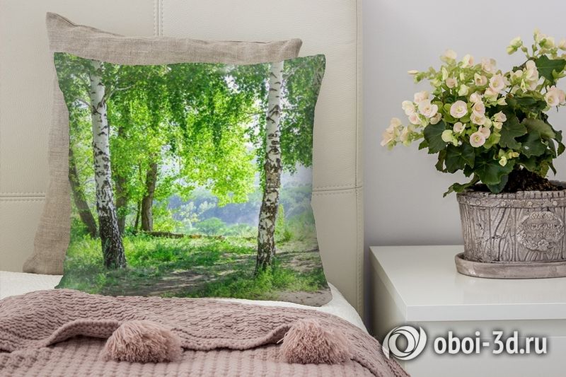 3D Подушка «Березы»  вид 8