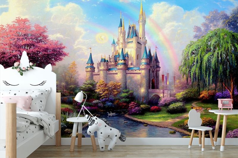 3D Фотообои «Замок для детской» вид 4