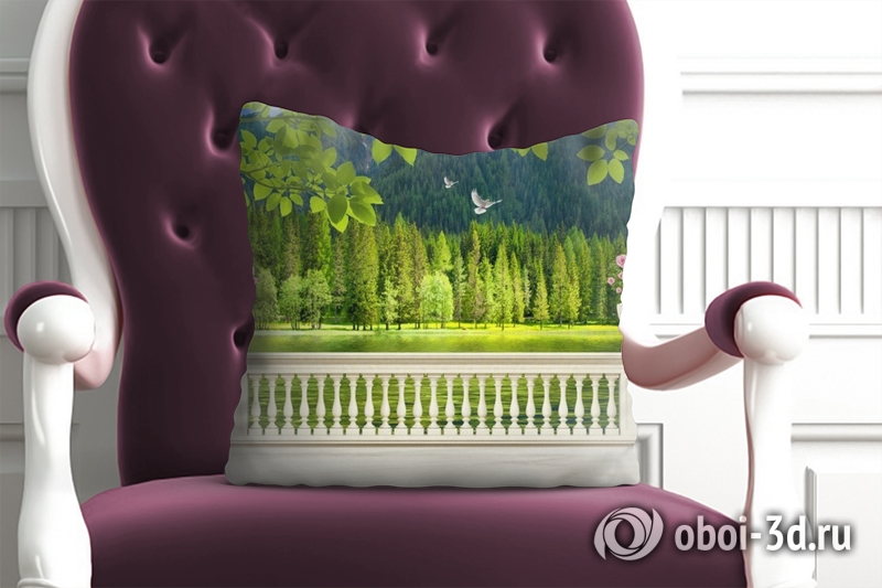 3D Подушка «Выход на террасу»  вид 4
