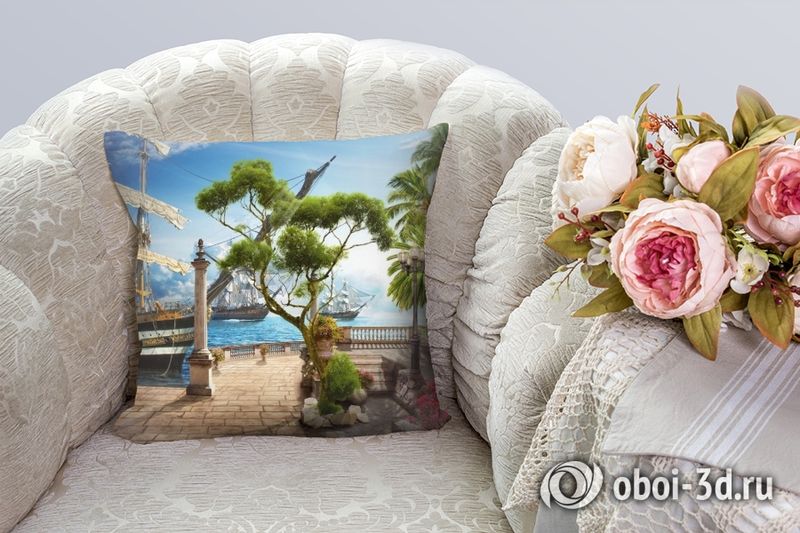 3D Подушка «Возвращение из плавания» вид 2