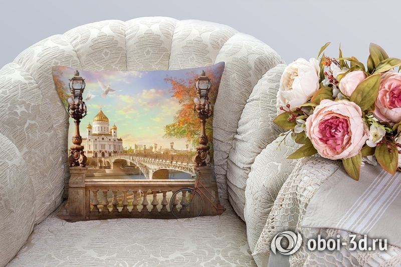 3D Подушка «Храм Христа Спасителя» вид 2