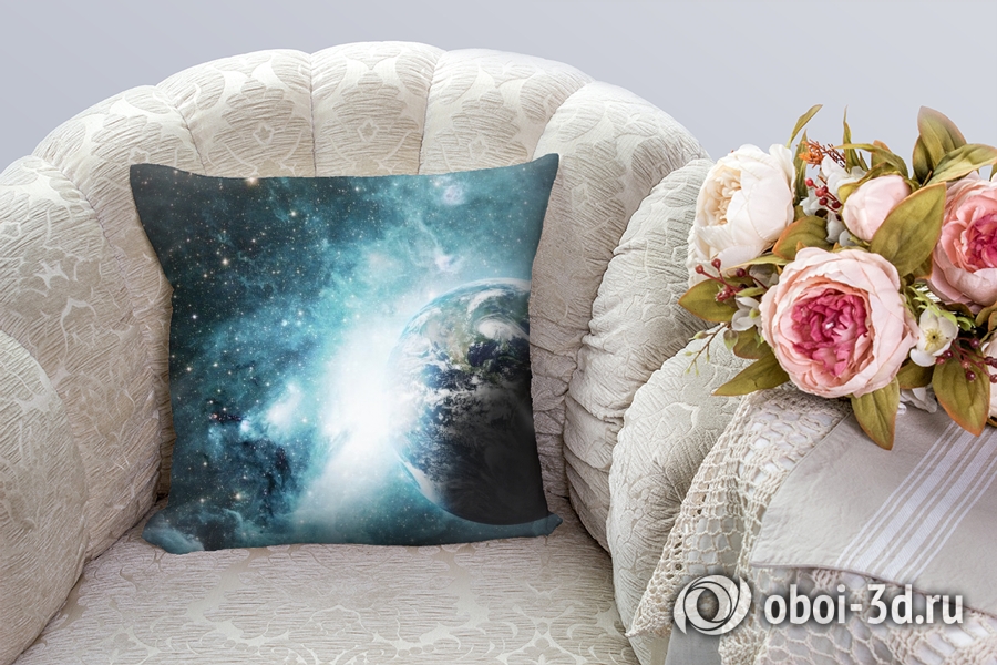 3D Подушка «Космический туман» вид 2