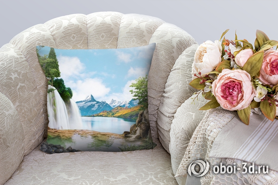 3D Подушка «Девственная природа» вид 2