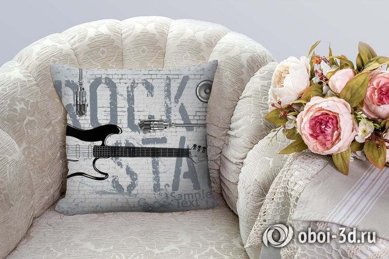 3D Подушка «ROCK STAR» вид 4