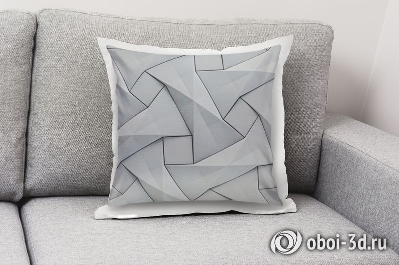 3D Подушка «Мозаика из квадратов» вид 9