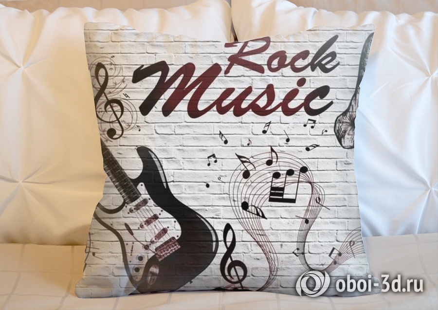 3D Подушка «В стиле Rock» вид 2