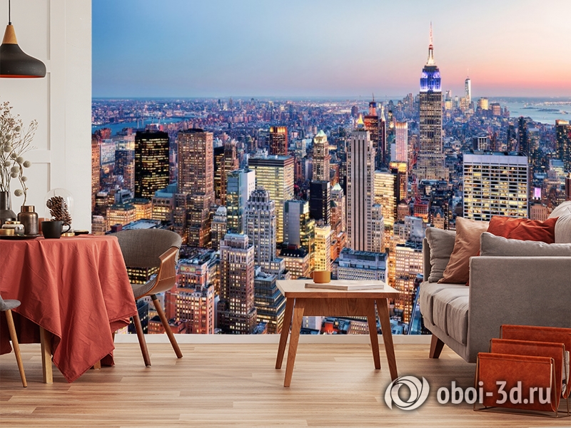 3D Фотообои  «Нью-Йорк: небоскребы»  вид 10