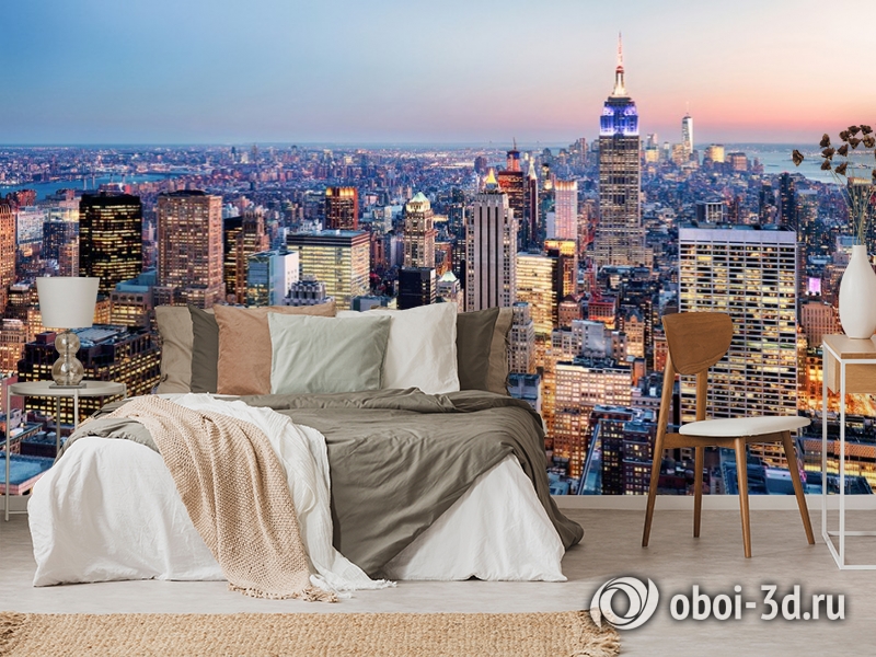 3D Фотообои  «Нью-Йорк: небоскребы»  вид 6