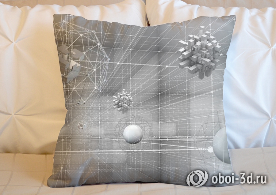 3D Подушка «Физическая абстракция» вид 2