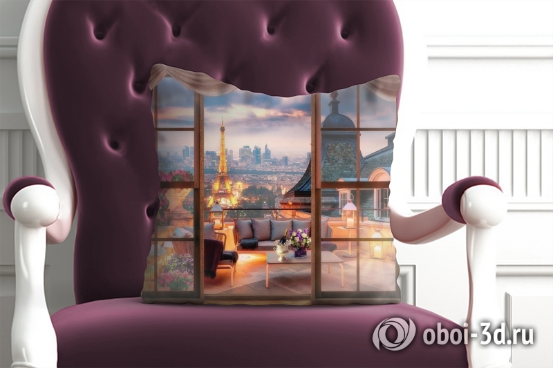 3D Подушка «Романтичный вечер» вид 3