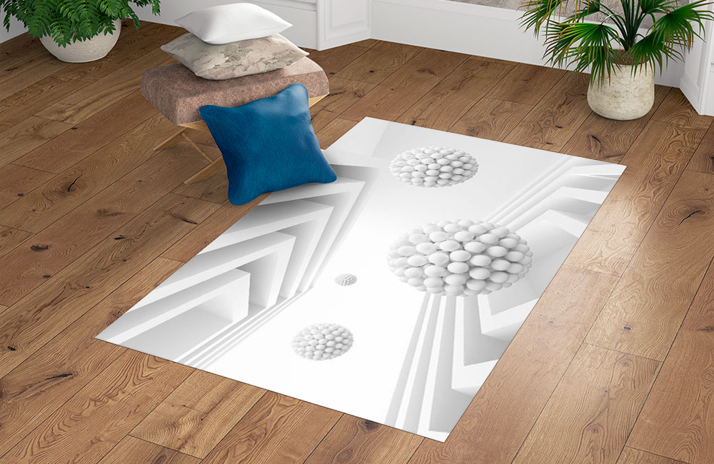 3D Ковер «Лаконичная абстракция» Прямоугольный 4